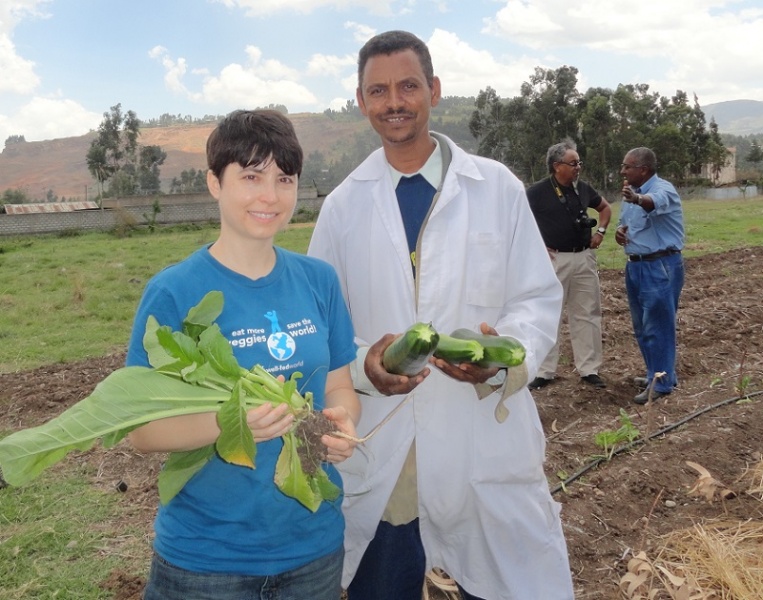 Ethiopian School Garden with Dawn