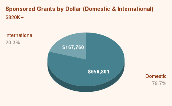 Sponsored Grants by Dollar (Domestic & International) (3)